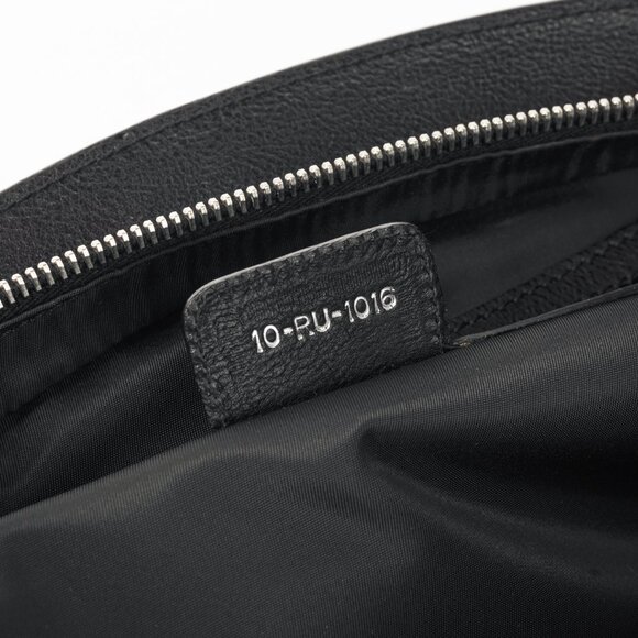 Christian Dior My Dior Black Logo-Jacquard Frame Bag - Picture 14 of 14
